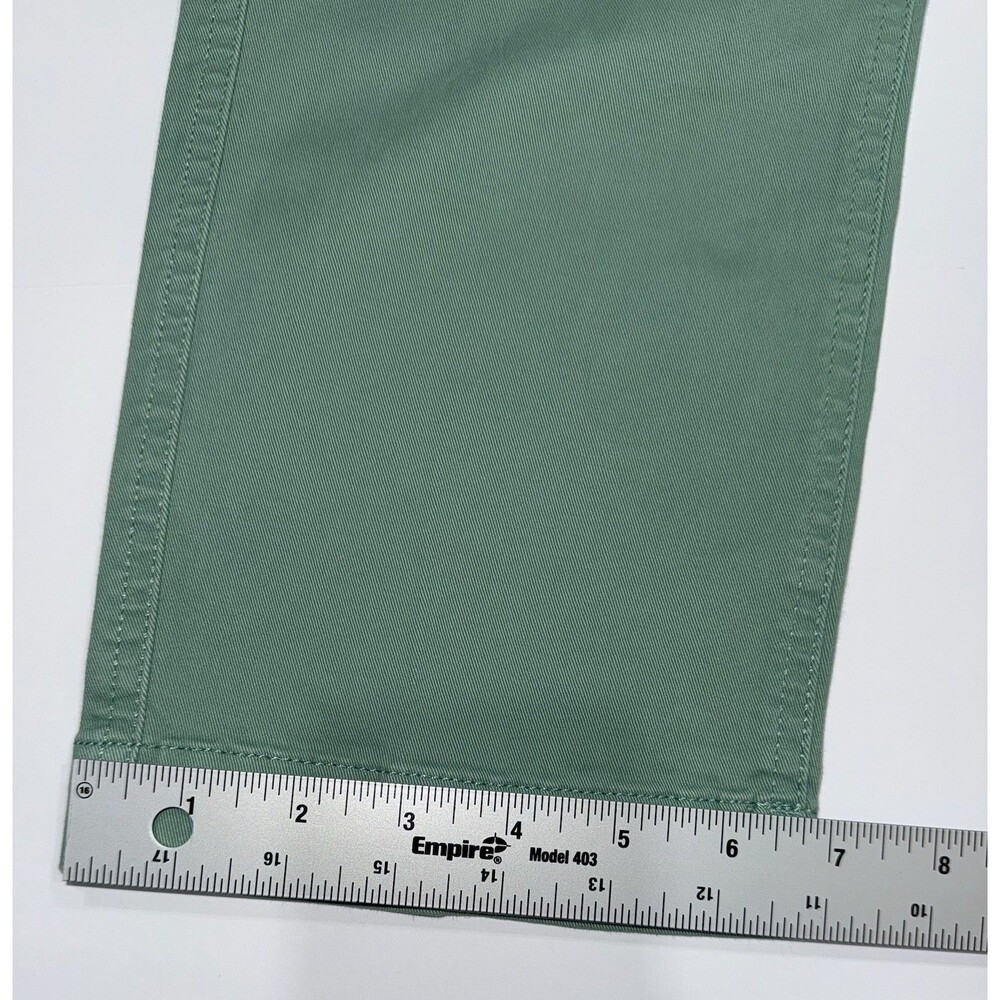 J.Crew High-Rise‎ Girlfriend Chino Pants Womens 4 in Green Cotton/Elastane - Picture 3 of 8